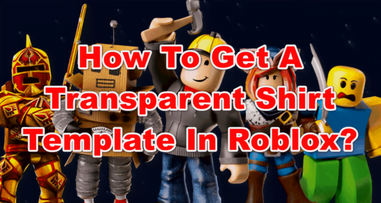 roblox shirt template transparent