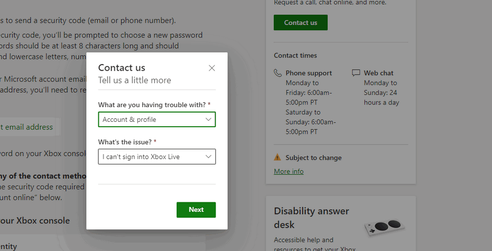 xbox can't sign in