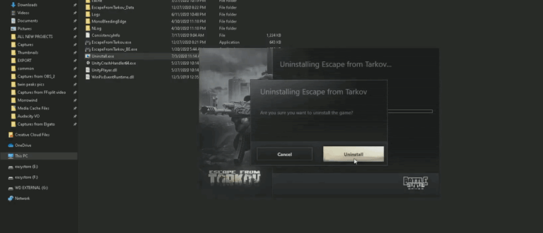 How To Uninstall Escape From Tarkov - Gameinstants