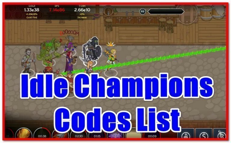 Idle Champions codes