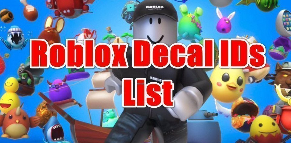 Roblox Decal IDs List