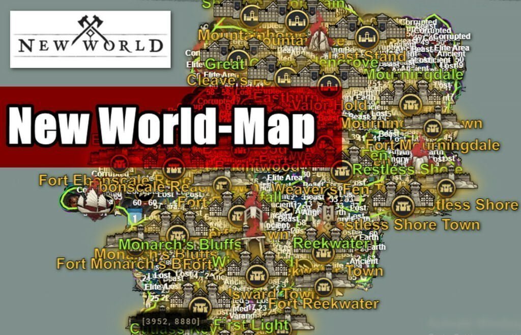new world map