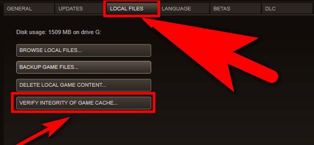 steam verify intergrity of game cache