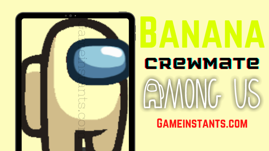 banana among us character