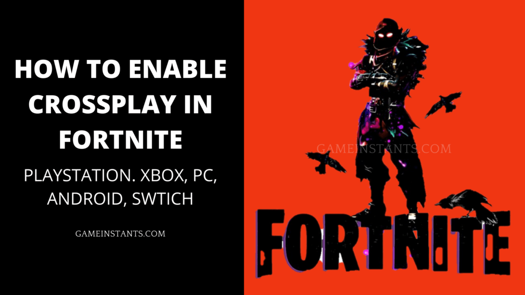 how to play fortnite with xbox and ps4