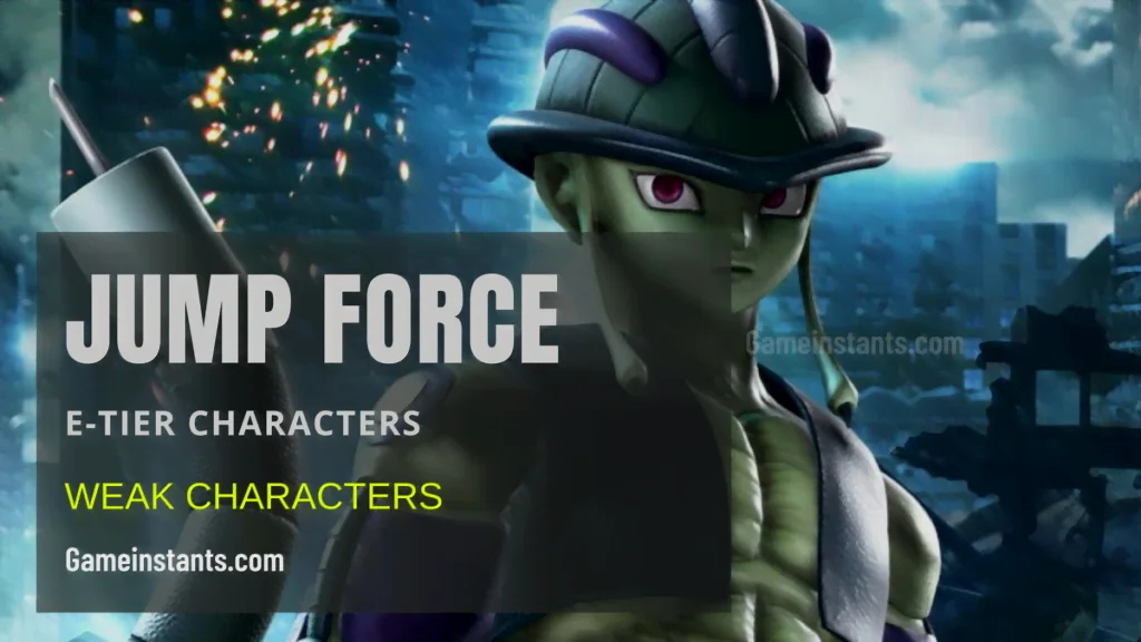 weakest character in jump force