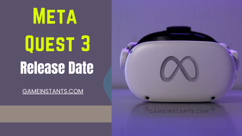 meta quest 3 releasing date