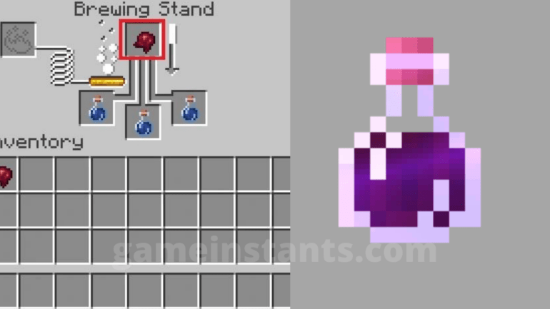 how can i make potion of weakness