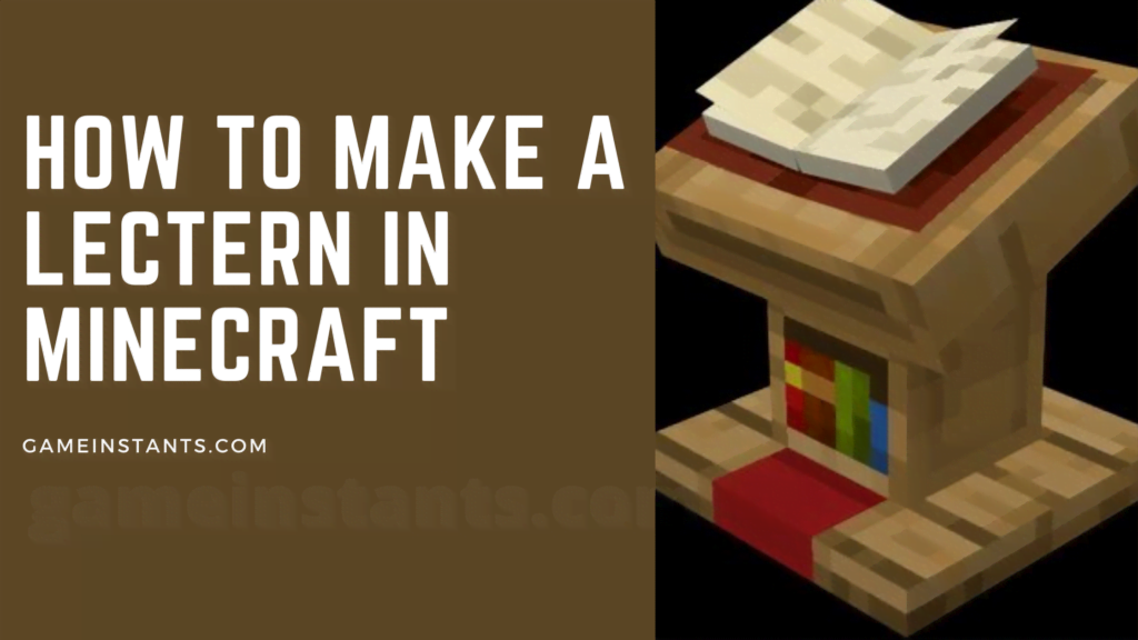 How To Make a Lectern in Minecraft