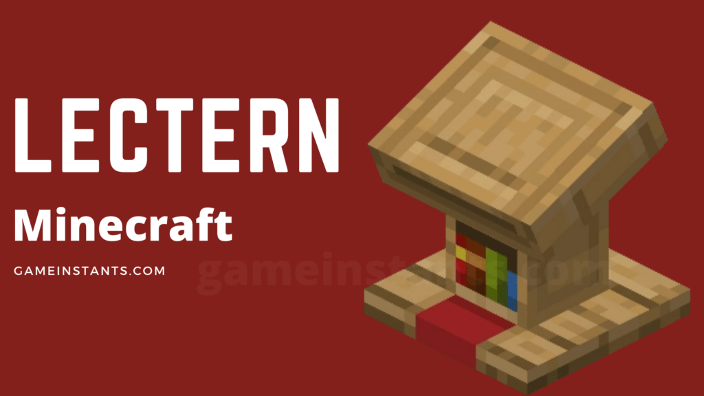 how to make lectern minecraft