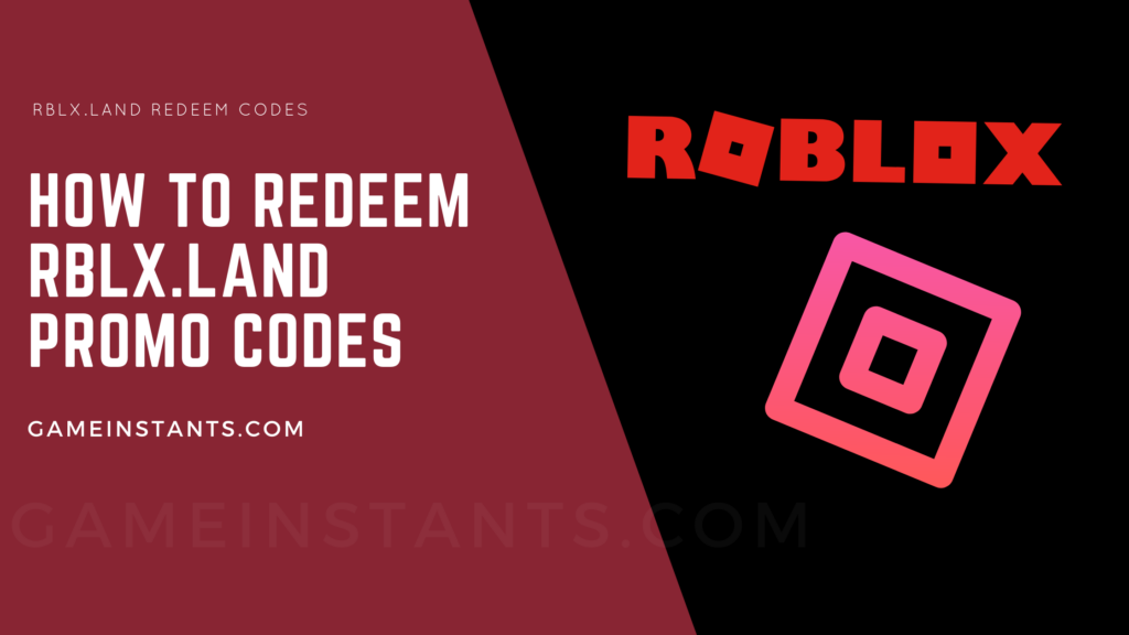 how to redeem RBLX.LAND Promo Codes