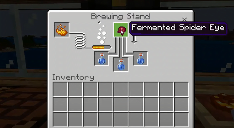 crafting potion of weakness