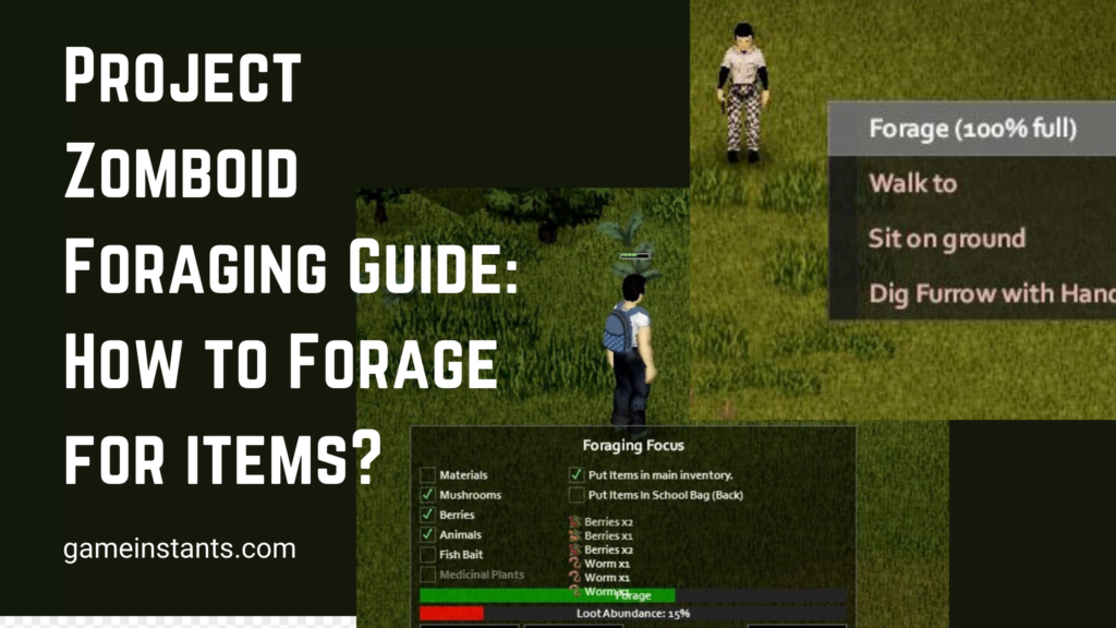 Zomboid Foraging Guide