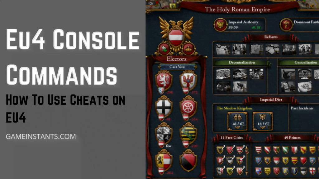 Eu4 Console Command How To Use Guide Gameinstants