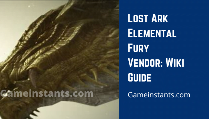Lost Ark Elemental Fury Vendor