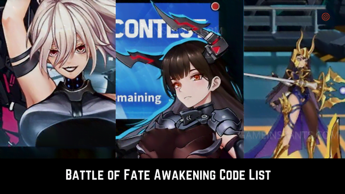 Battle of Fate Awakening Codes