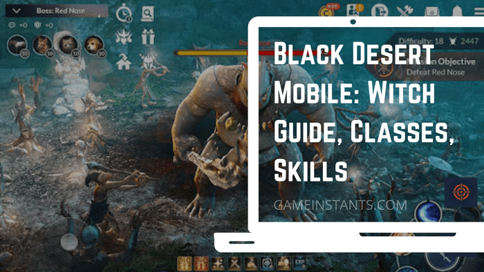black desert mobile which skills witch
