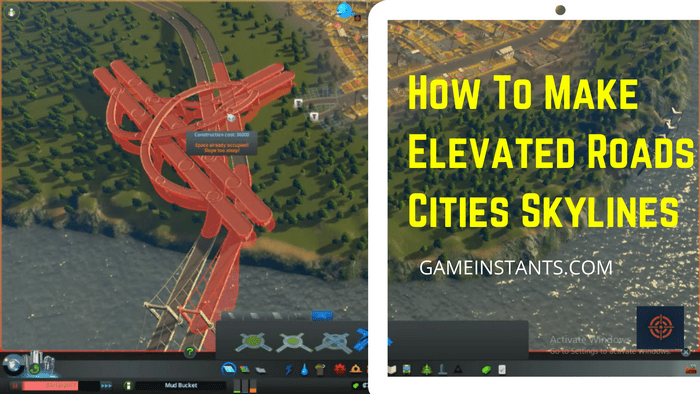 how to make elevated roads cities skylines