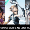 pso2 ngs 4 star weapons