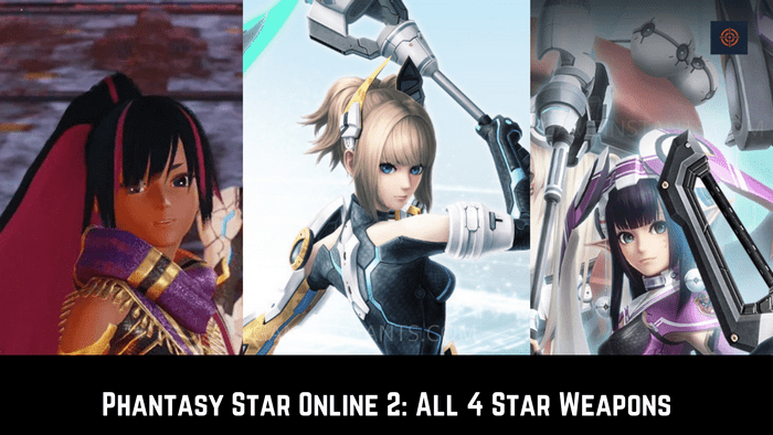 pso2 ngs 4 star weapons