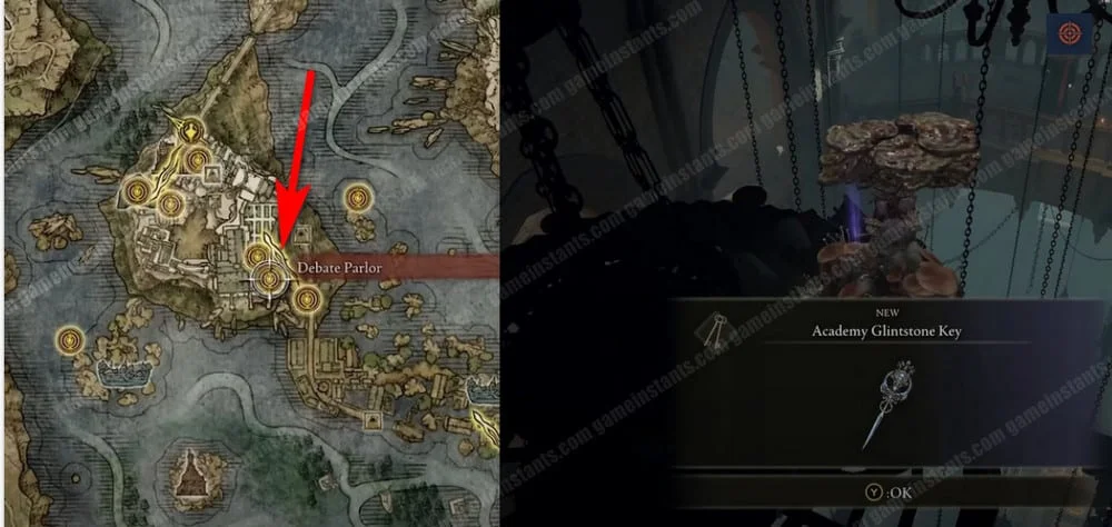 How To Find And Use Glintstone Key In Elden Ring Gameinstants   Second Glintstone Key Location .webp