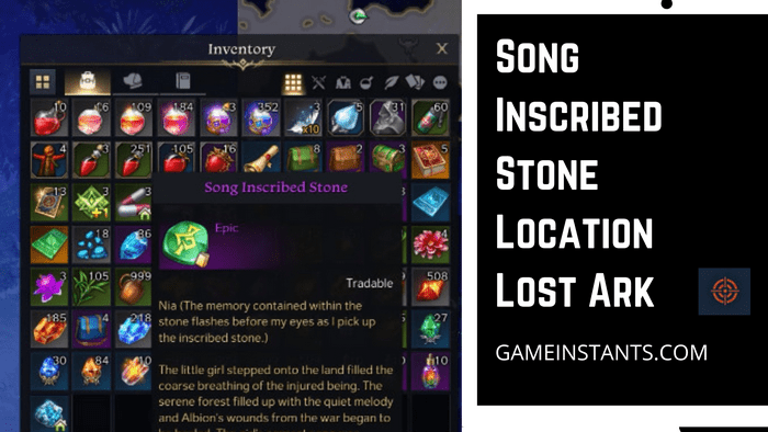 lost ark song inscribed stone