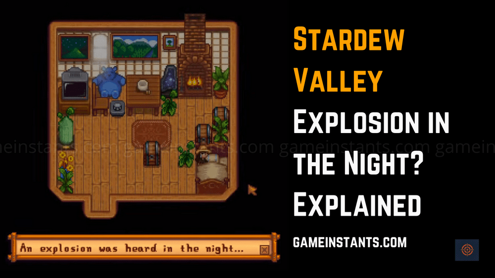Stardew Valley Explosion in the Night