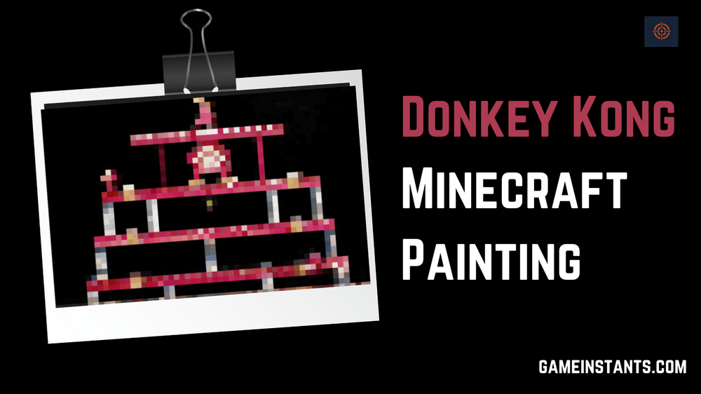 Donkey Kong Minecraft Painting