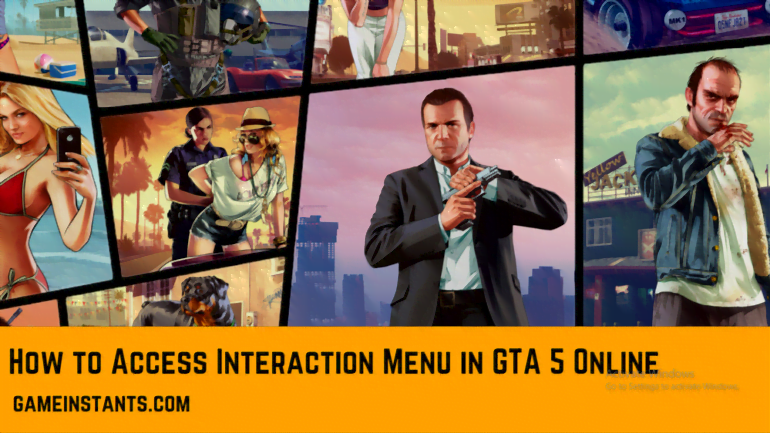 how to open Interaction Menu in GTA 5 Online