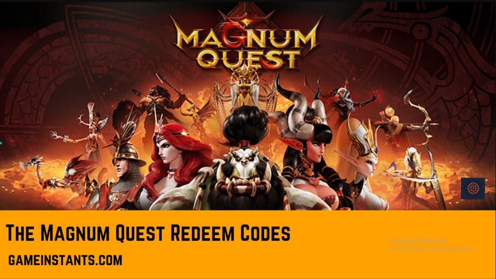 codes for Magnum Quest