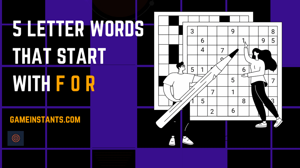 five letter words starting with f o r