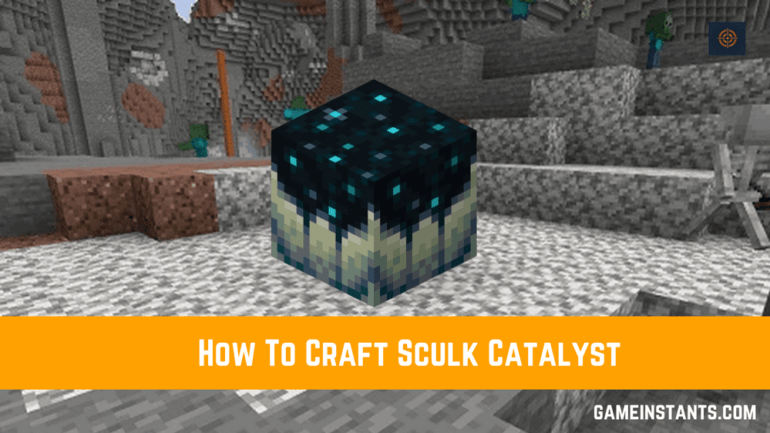 Crafting Sculk catalyst