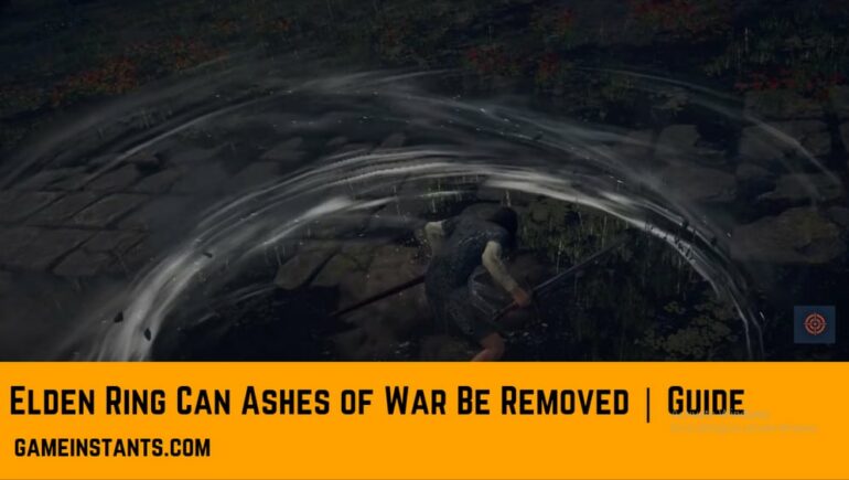 removing ashes of war