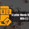 5 letter word starting with s l u