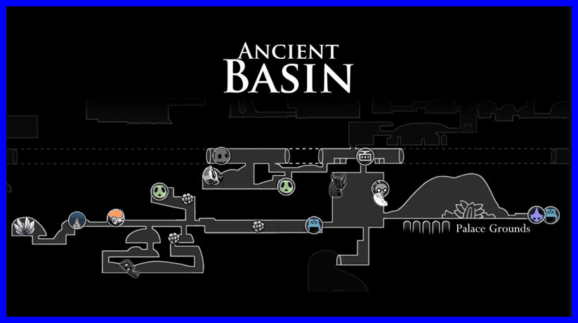 Ancient Basin Hollow Knight Map