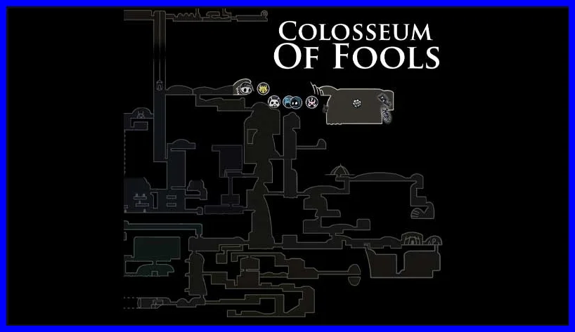 Colosseum of Fools Hollow Knight Map