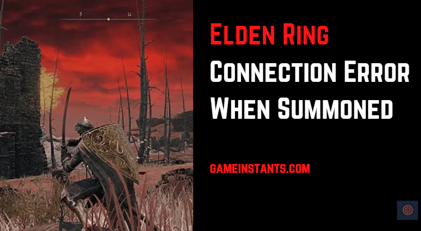 elden ring connection error when summoned