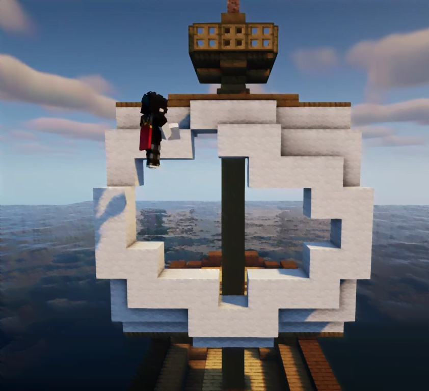 how to make sails for ship in minecraft
