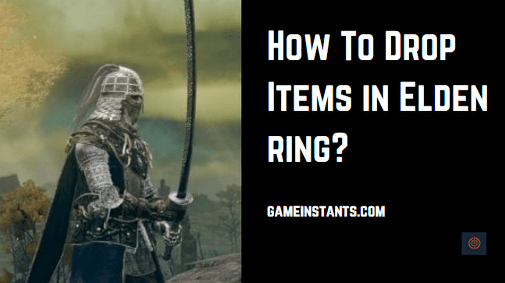 how to drop items in elden ring
