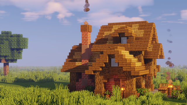 Brick Cottage Minecraft