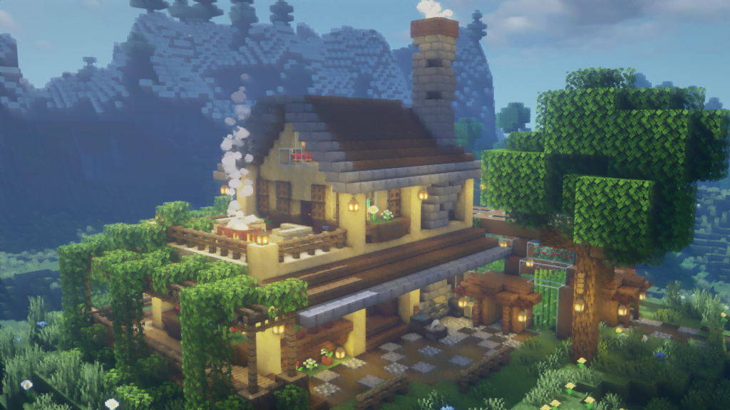 Large Cozy Cottage Minecraft