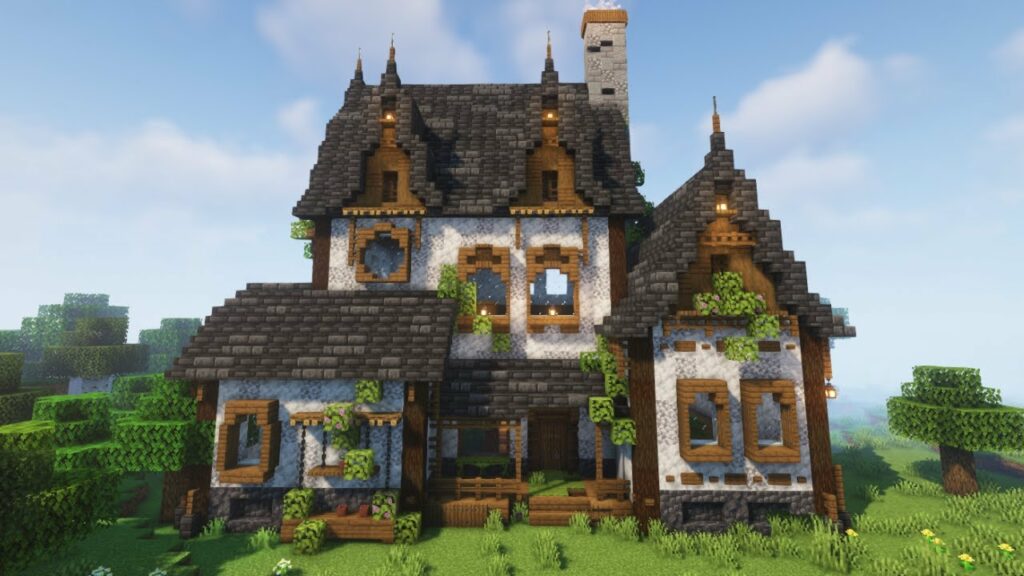 Minecraft Large Spruce Cottage