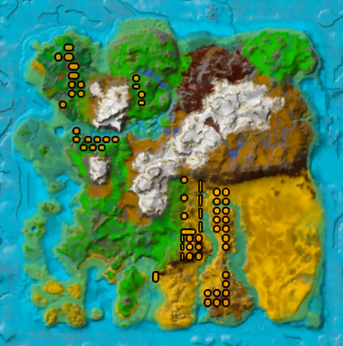 Ragnarok Tapejara spawn locations