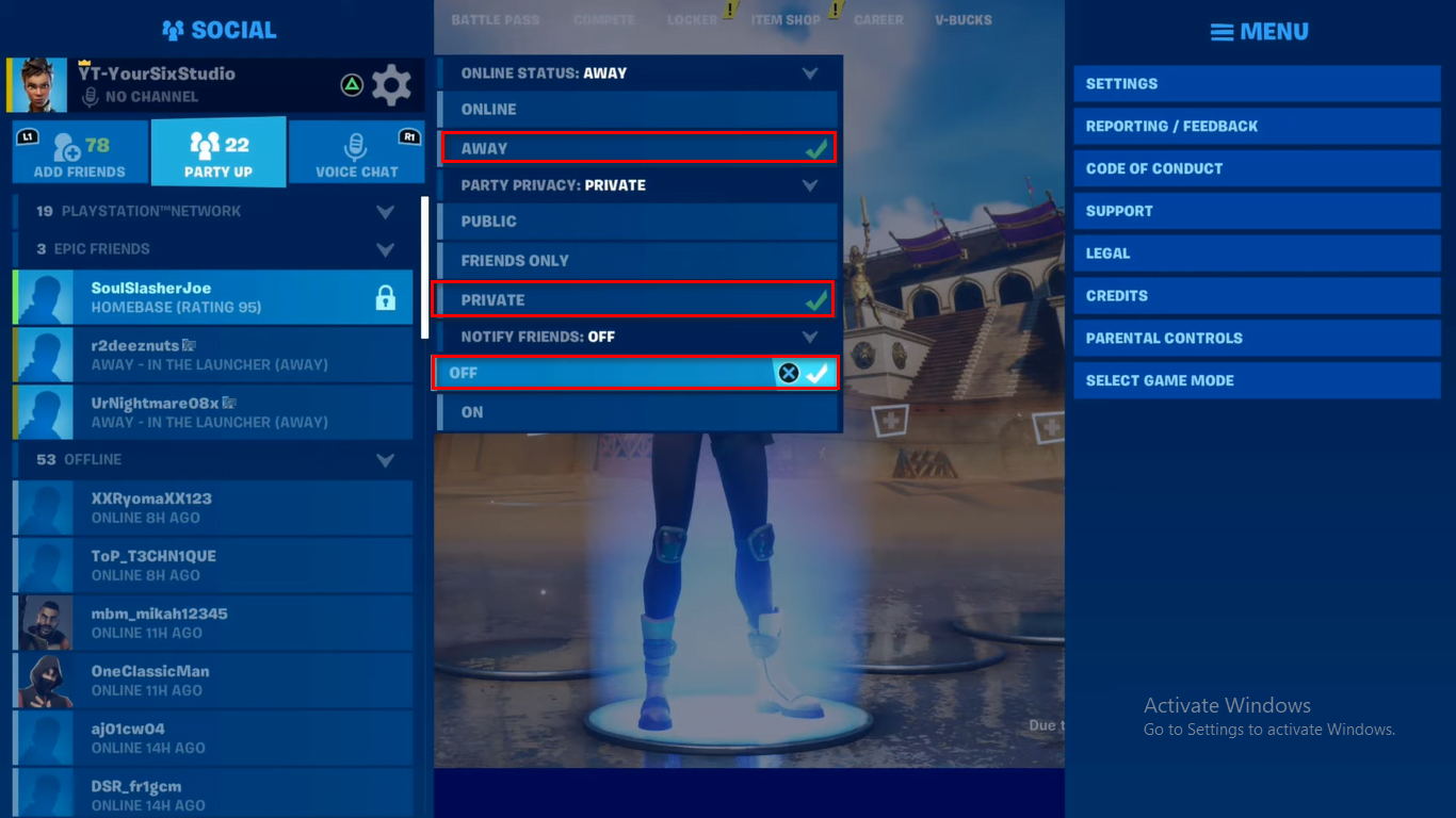 How To Appear Offline On Fortnite | Guide - Gameinstants