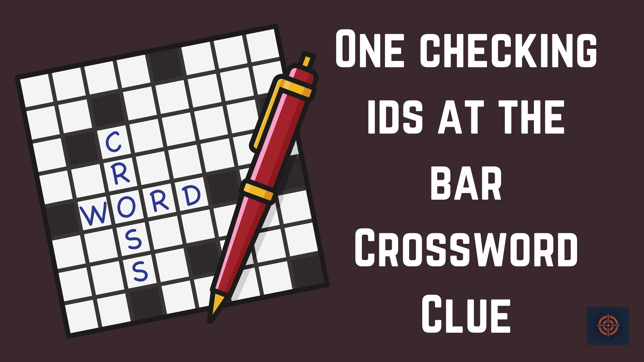 One checking ids at the bar Crossword Clue