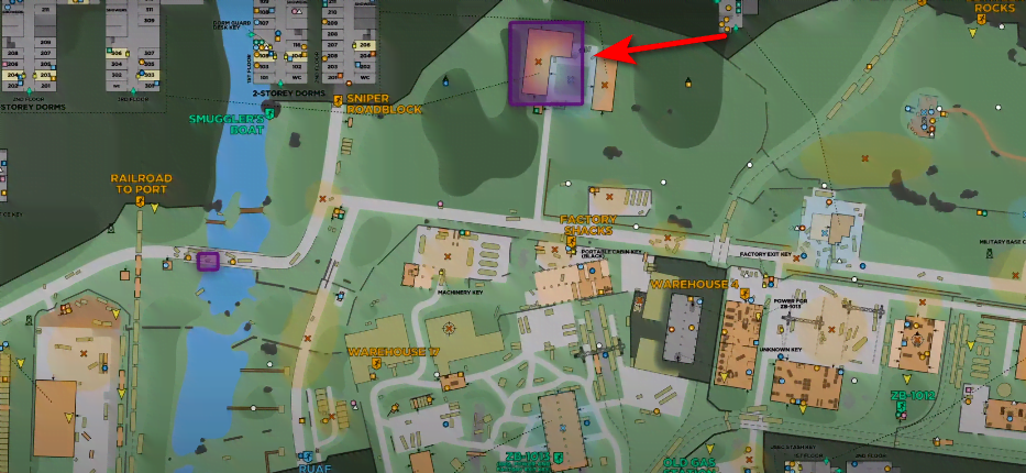 location to hide items in bullshit quest