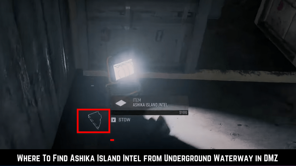 Ashika Island Intel from Underground Waterway in DMZ