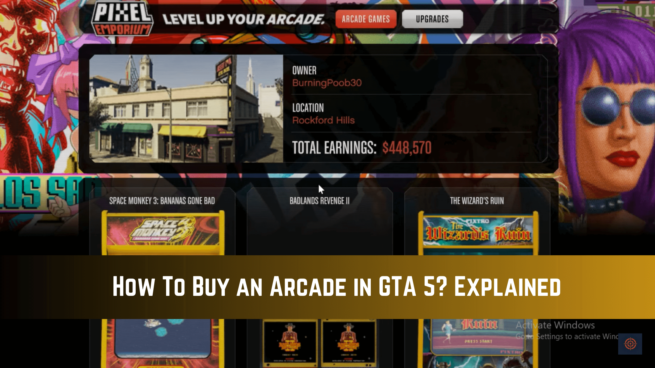 how to buy an arcade in gta 5