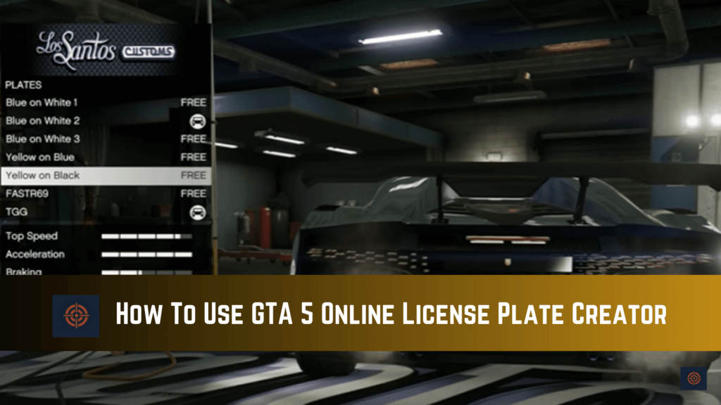 GTA 5 Online: How To Use License Plate Creator - Gameinstants