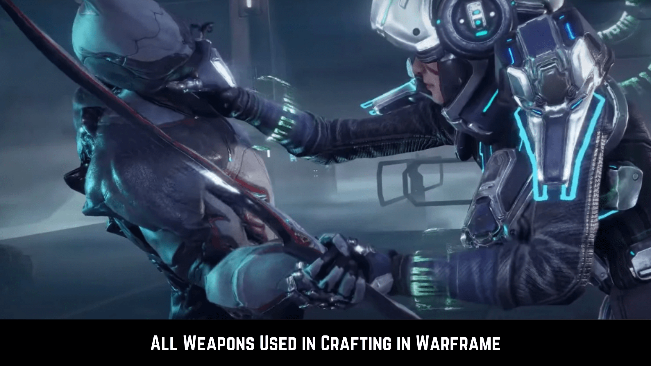 warframe weapons used in crafting